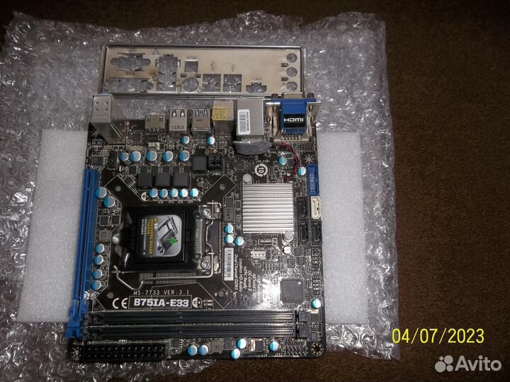 MSI B75IA-E33 socket 1155