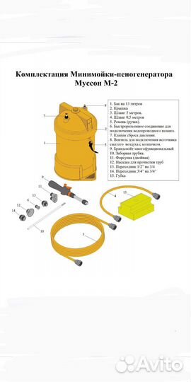 Мойка муссо