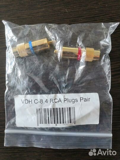 Разъем RCA Van den Hul C-8.4
