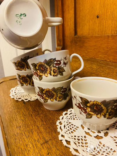 Чайные пары Сервиз СССР Посуда