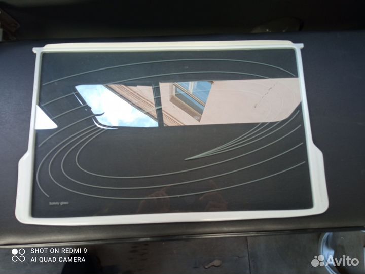 Стеклянная полка для холодильника