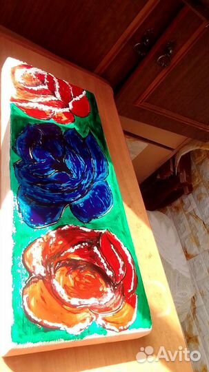 Декоративная расписная доска