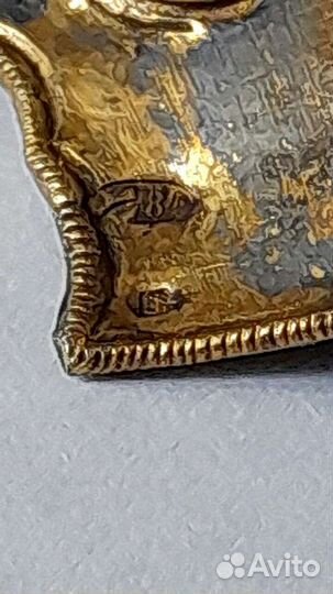 Венец для Иконы 18в серебро 84