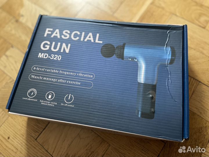 Перкусионный массажер Fascial gun