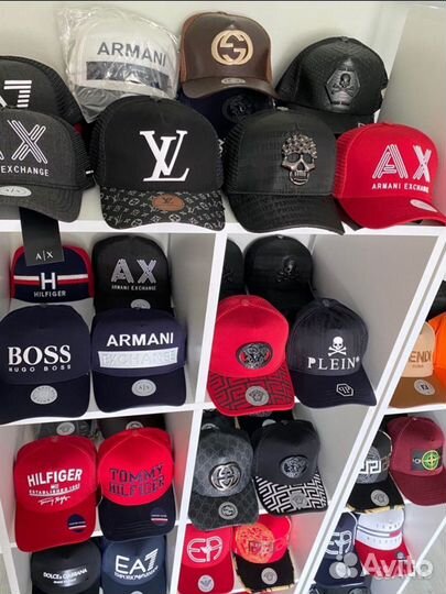 Бейсболка кепка разных брендов premium