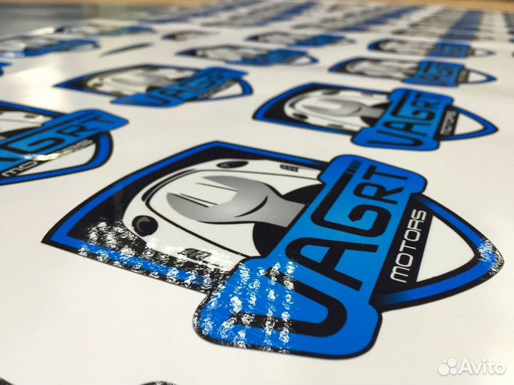 Уф Печать на наклейках