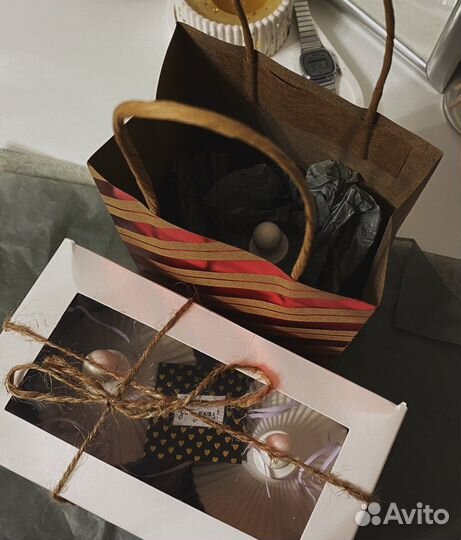 Соевая свеча в гипсе, отличный подарок