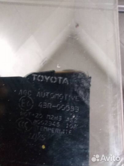 Стекло двери задней правой форточка Toyota Land Cr