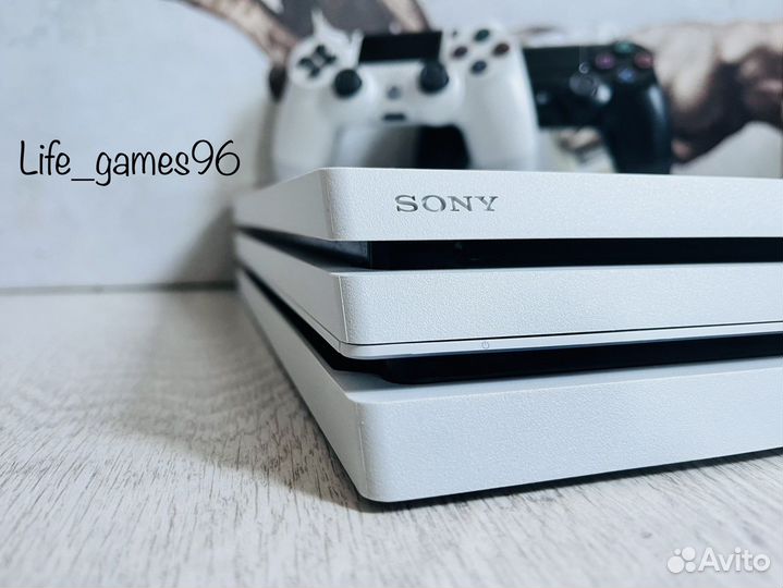 Sony PS4 pro 1tb White под прошивку 11.00