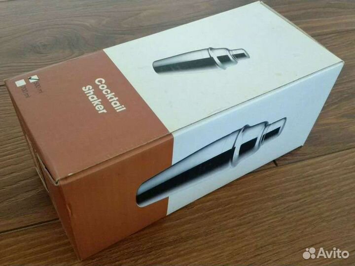 Барный металлический шейкер для коктейлей 500мл