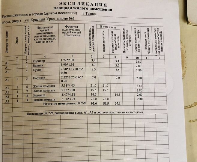 Дом 93,6 м² на участке 3 сот.