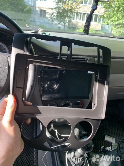 Рамка для 2 din магнитолы(лачетти)