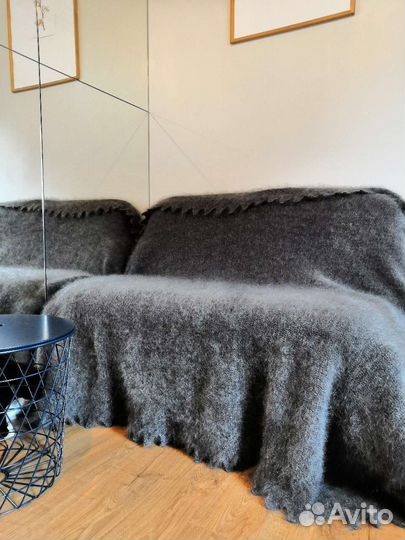 Плед вязаный