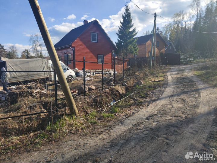 Столб 60х60 винтовой d57 для забора 1,5х2 м