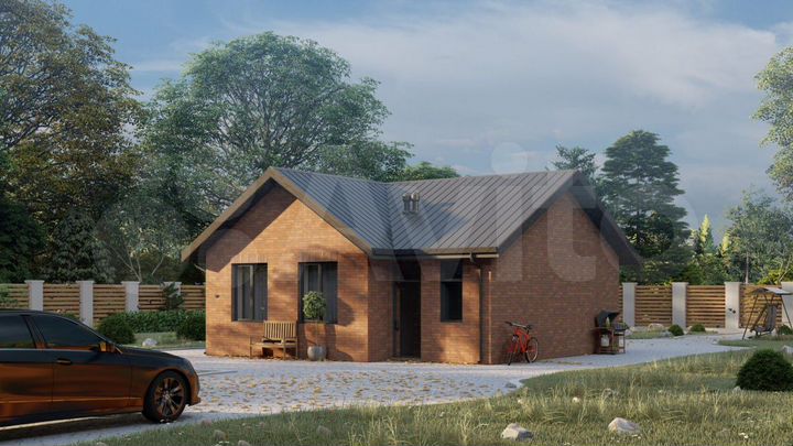 Дом 62 м² на участке 5 сот.