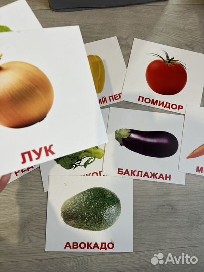 Развивающие карточки для детей