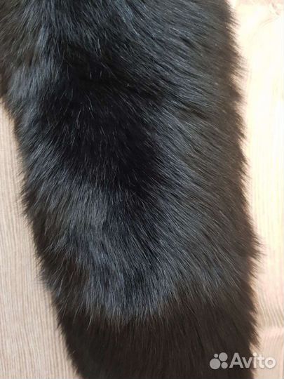 Меховой воротник песец