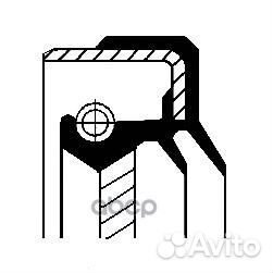 Сальник коленчатого вала 01034114B Corteco