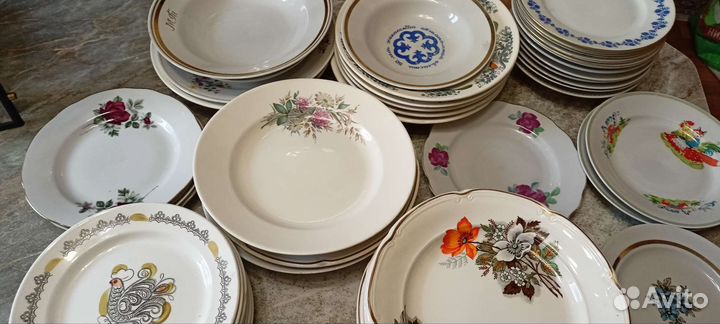 Тарелки Зик.Дулева.Чехославакия