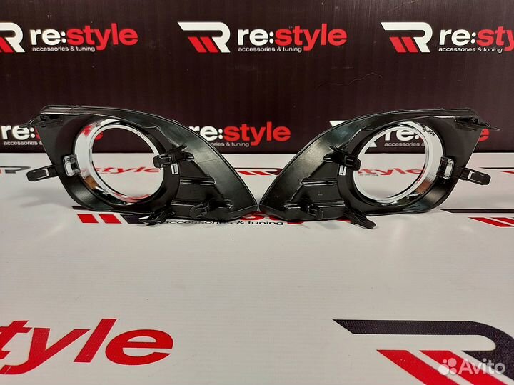 Оправы туманок Camry 40 09-11г с Хром окантовкой