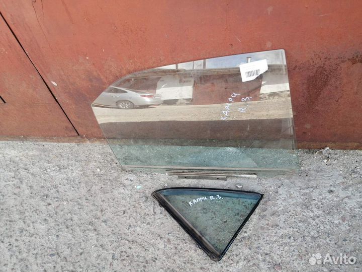 Стекло двери задней левая права Тойота Камри 50 55