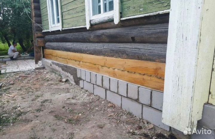 Подъем Дома, Замена Фундамента, Венцов, Кровли