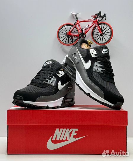 Кроссовки Nike Air Max 90 Black Grey White