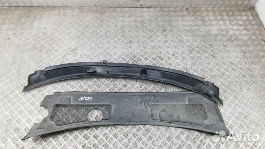 Накладка декоративная (жабо, дождевик) audi A6 C6