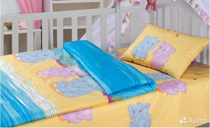 Постельное белье новое в кроватку