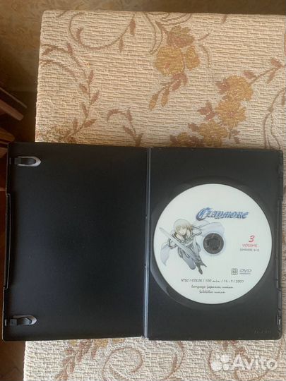 Аниме Клеймор Claymore DVD 12 эпизодов