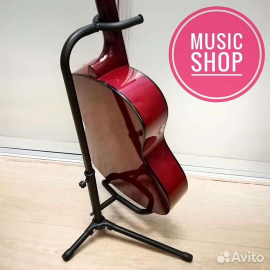 Подставка для гитары новая с держателем