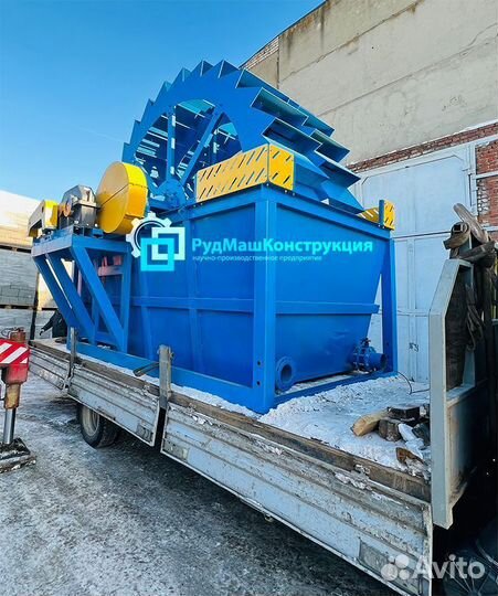 Пескомойка, мойка песка 150 т/час, классификатор