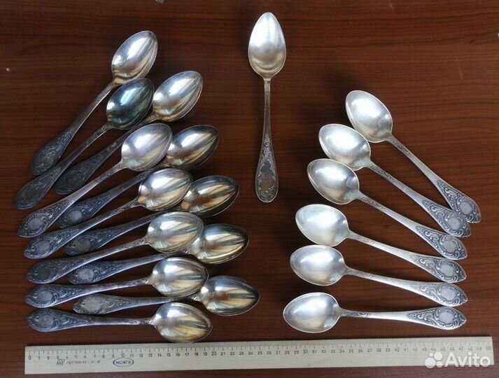 Мельхиор нейзильбер ложки вилки ножи винтаж СССР