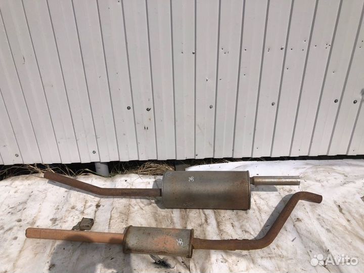 Глушитель в сборе Renault Logan седан 1.6 K7M710