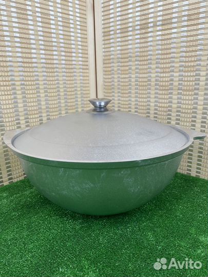 Казан алюминевый 9 л с душкой