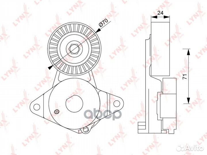 Натяжитель ремня навесного оборудования PT3246