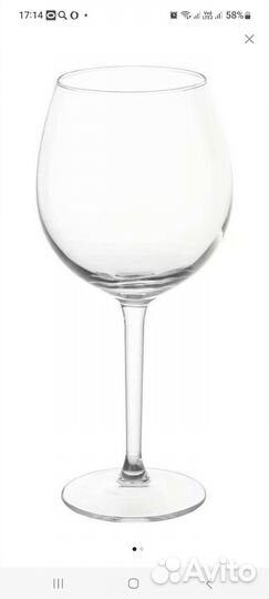 Набор бокалов ikea, подсвечники