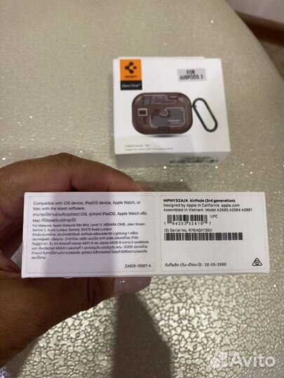 Новые наушники apple AirPods 3 оригинал