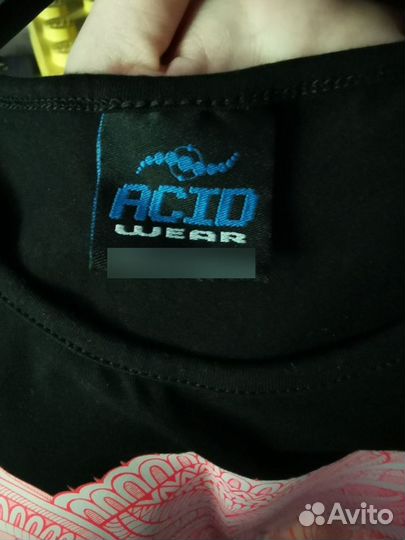 Футболка acid wear светится в уф