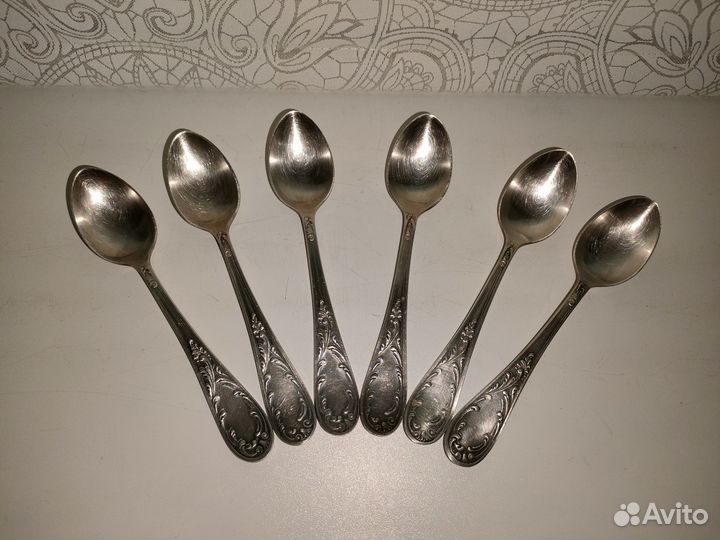 Чайные ложки из мельхиора СССР