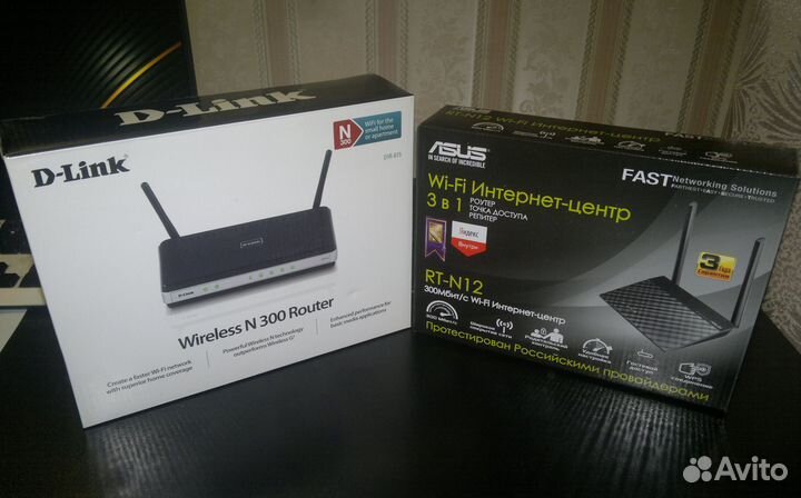 Asus RT-N12 VP, D-Link Dir615 E4, Wi-Fi адаптеры