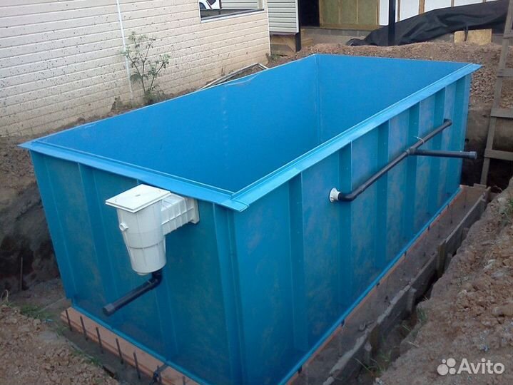Бассейн 3х7х1,5 для дачи