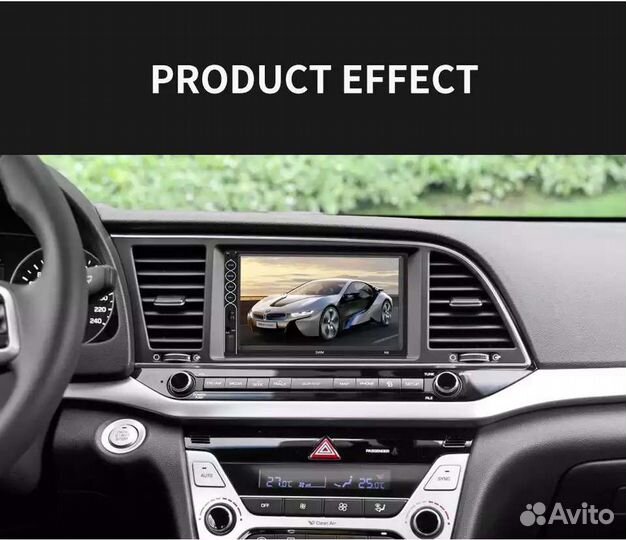 Магнитола 2Din., 7 Дюймов. Bluetooth. MirrorLink