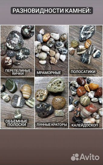 Отборная морская галька