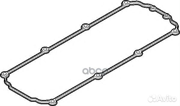 Прокладка крышки ГБЦ полиакриловый каучук 33280