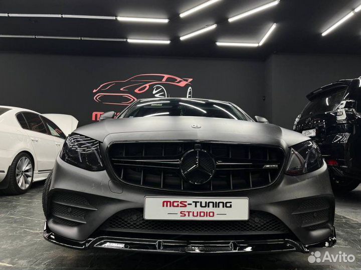 Губа решетка диффузор насадки E-class W213 дорест