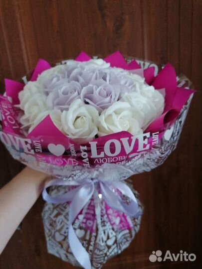 Цветы мыльные розы Нефтекамск Доставка