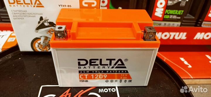 Акб 12В 9А/ч п.п. Delta CT1209 ток135 152х86х108