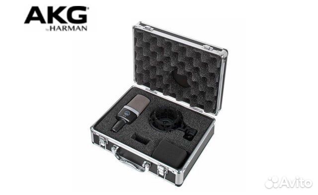 Студийный микрофон Akg c214+поп фильтр+2 шнура
