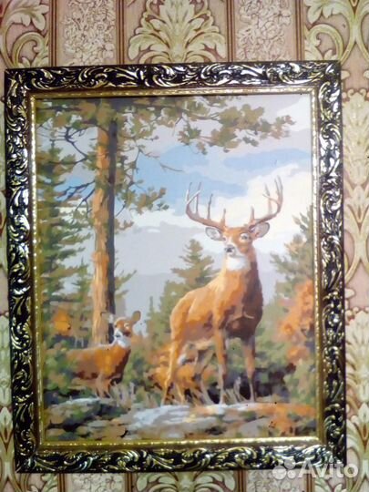 Картина акриловая в рамке N6